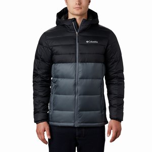 Columbia Buck Butte™ Hooded Insulated Jacka Herr MörkGrå/Svarta (YMUHK5731)